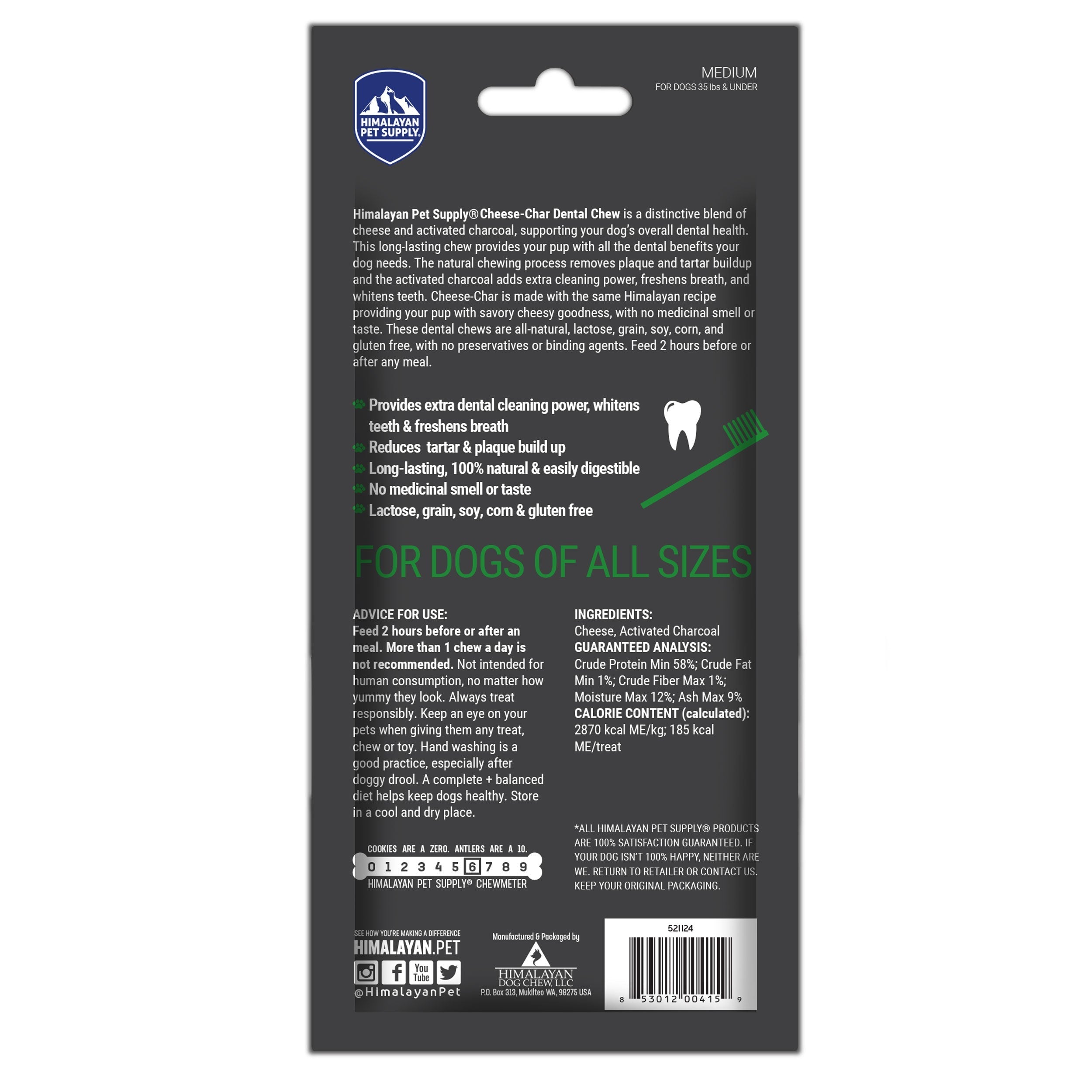 Himalayan Pet Supply | Dog Chew Cheese-Char | Chew Treat For Dogs | ARMOR THE POOCH